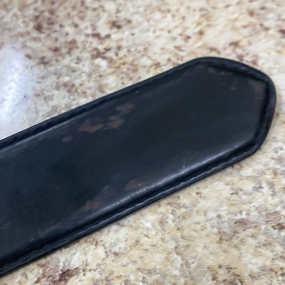 Wrangler 40 black brown leather western belt - Picture 7 of 10